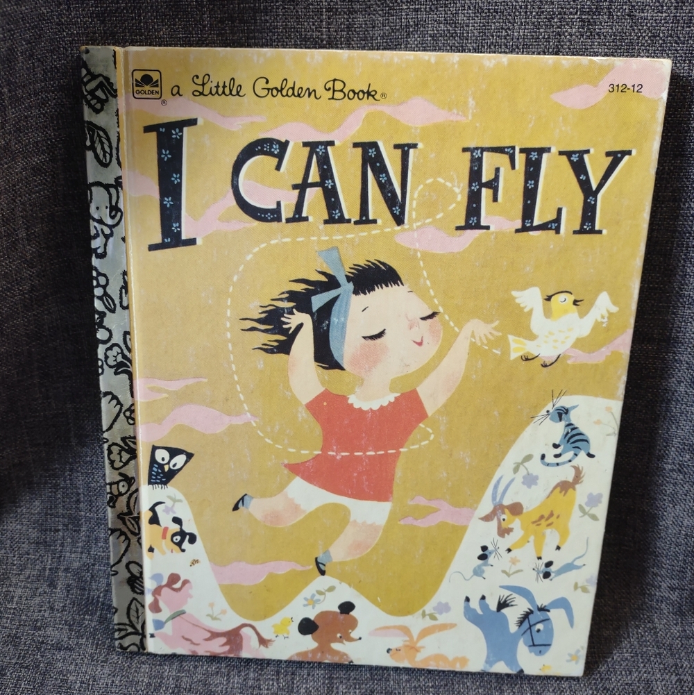 Little Golden Book 'I Can Fly' - Yellow and Black Cover